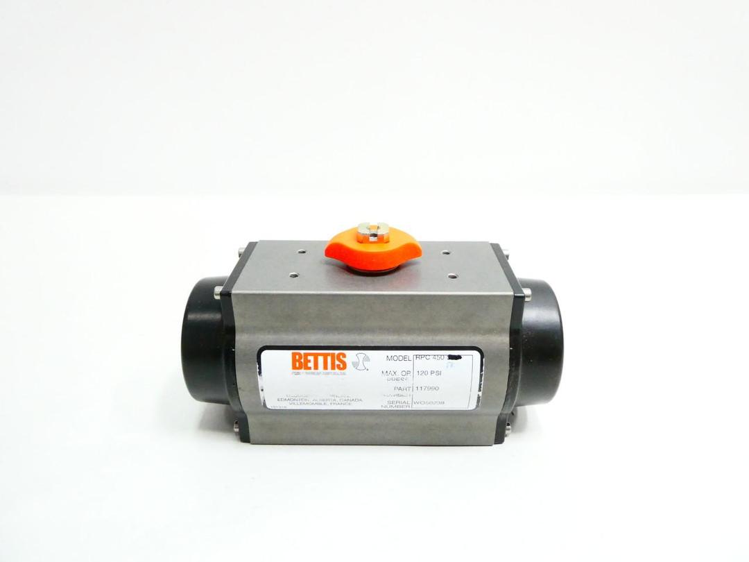 BETTIS RPC450SR3 PNEUMATIC VALVE ACTUATOR 120PSI