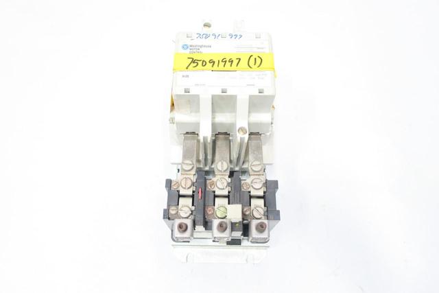 WESTINGHOUSE A200M3CAC SIZE 3 FULL VOLTAGE STARTER 120V-AC 50HP