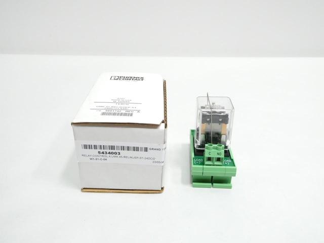 PHOENIX CONTACT UMK 45-REL/KUEP-ST-24DC/21-EHC RELAY MODULE 24V-DC