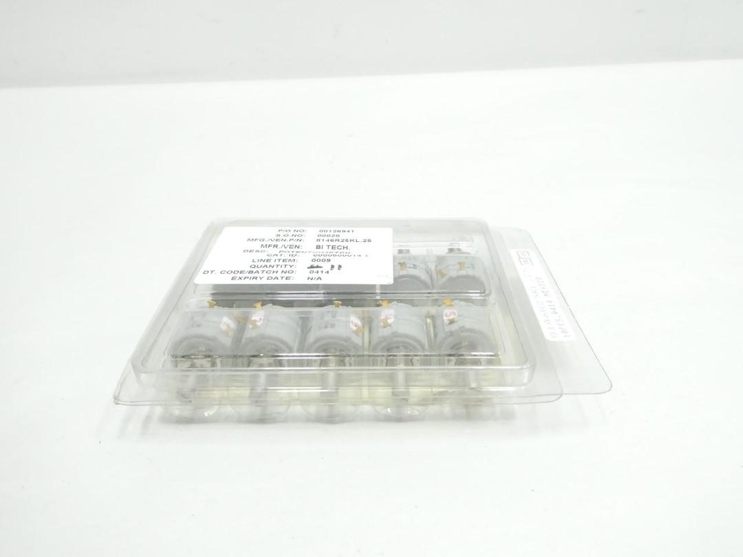 BOX OF 10 BI TECHNOLOGIES 8146R25KL.25 POTENTIOMETER
