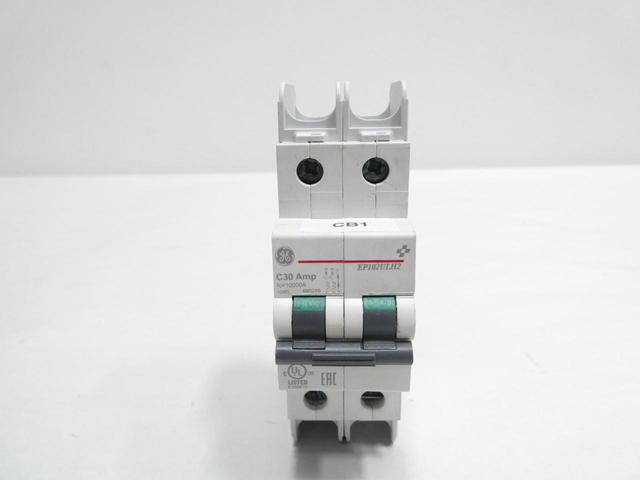 GENERAL ELECTRIC GE EP102ULH2C30 MINIATURE CIRCUIT BREAKER 2P 30A 240/480V-AC
