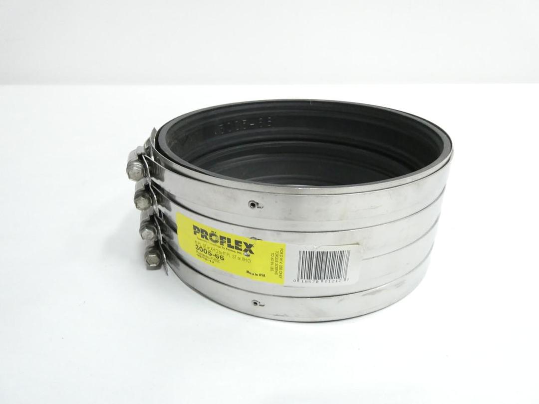 FERNCO 3005-66 6IN PL ST/XH CI TO 6IN PL ST/XH CI PIPE COUPLING