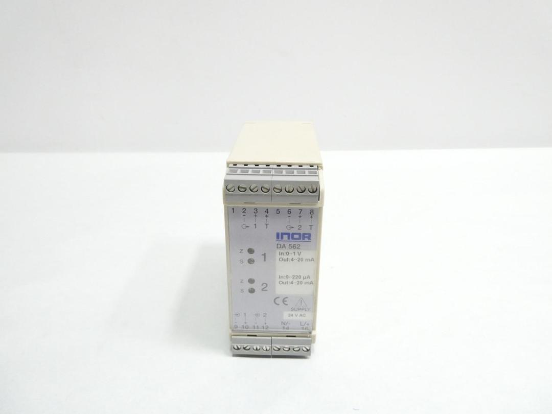 INOR DA562X21 51MOE00022 DUAL CHANNEL ISOLATION TRANSMITTER