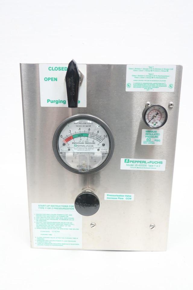 PEPPERL FUCHS US-420200-R-YZ PANEL MOUNT PURGE SYSTEM