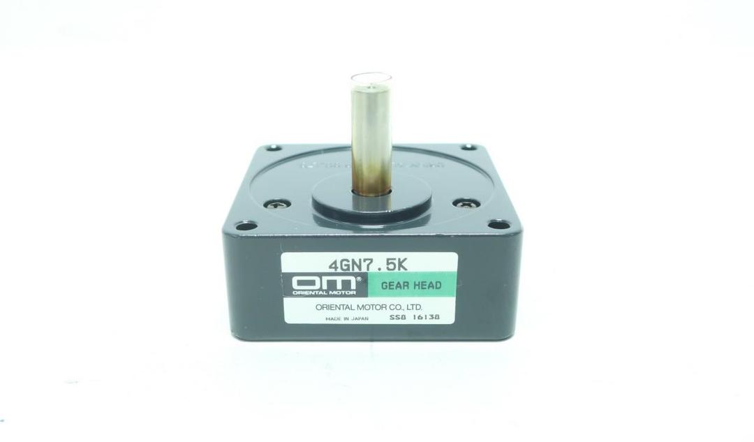 ORIENTAL MOTOR 4GN7.5K 3/8IN SHAFT GEAR HEAD