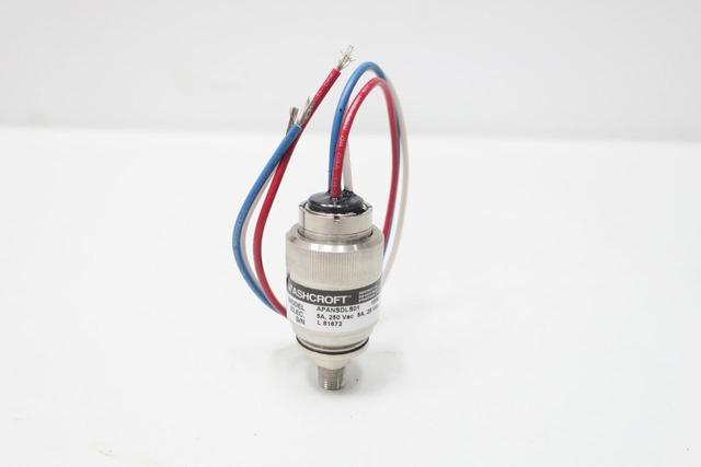 ASHCROFT APANSDLS01 PRESSURE SWITCH 10-100PSI 250V-AC 28V-DC