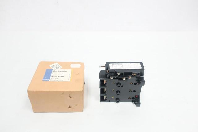 SIEMENS 3UA43 00-8AN OVERLOAD RELAY 40-63A AMP
