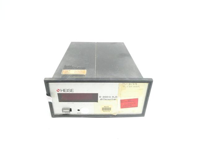 HEISE 710A PRESSURE INDICATOR 0-200IN-H2O 110V-AC