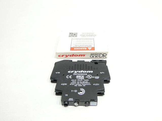 CRYDOM DRTA06D06 SOLID STATE TIMER 12-24V-AC/DC
