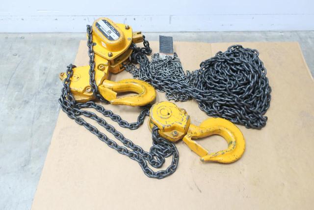 HARRINGTON CB100 M3B-622 MANUAL CHAIN HOIST 10TON