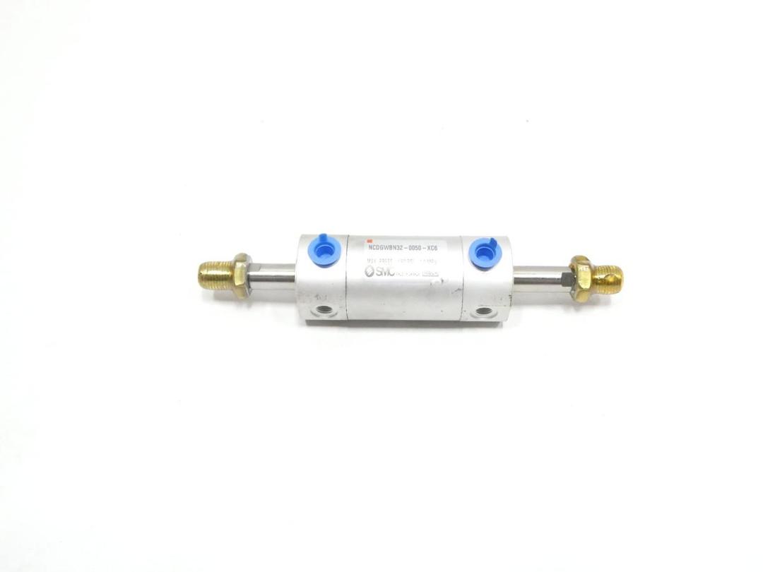SMC NCDGWBN32-0050-XC6 DOUBLE ACTING PNEUMATIC CYLINDER 32MM 50MM 150PSI 