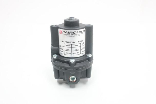 FAIRCHILD 10232L PNEUMATIC REGULATOR 500PSI 0.5-30PSI 3/8IN NPT