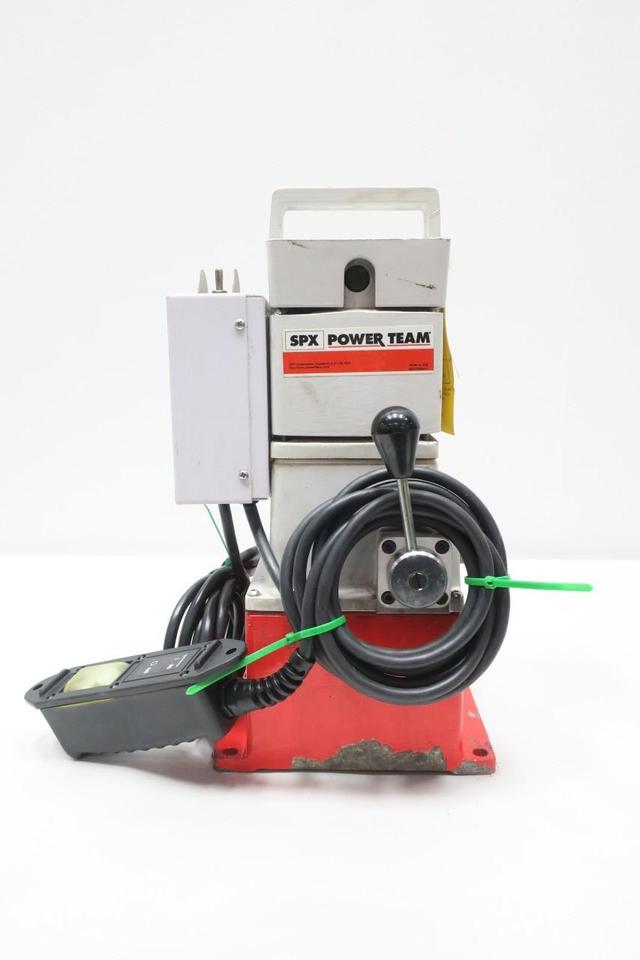 SPX D PE182 POWER TEAM ELECTRIC 2-SPEED HYDRAULIC PUMP 115V-AC 10000PSI