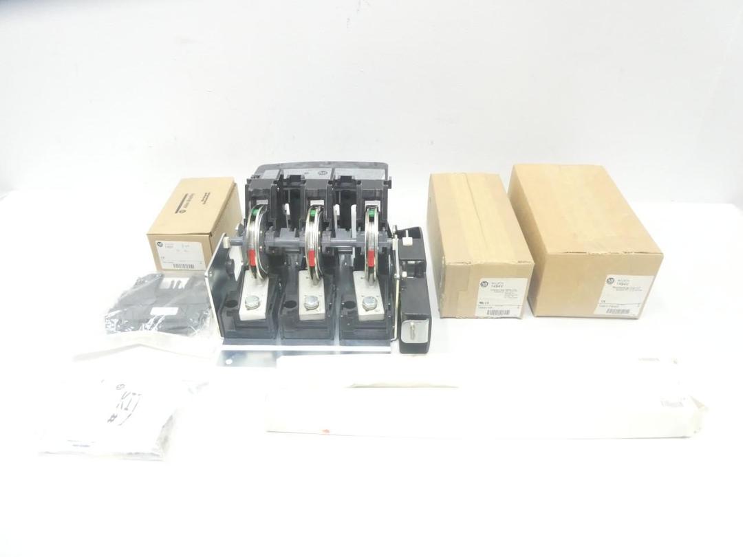 ALLEN BRADLEY 1494V-DH644-A FUSIBLE DISCONNECT SWITCH 3P 400A AMP 600V-AC