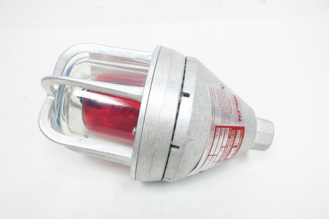 WHELEN WRHX RED EXPLOSION PROOF WARNING LIGHT 25W 24V-DC