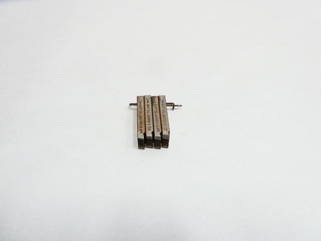 SET OF 4 RIDGID 500B BOLT THREADER DIE 9/16-12UNC