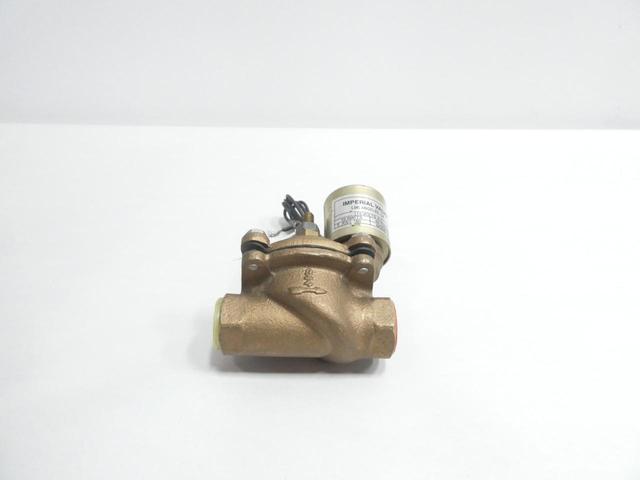IMPERIAL EV PNEUMATIC SOLENOID VALVE 115V-AC 3/4IN 150PSI
