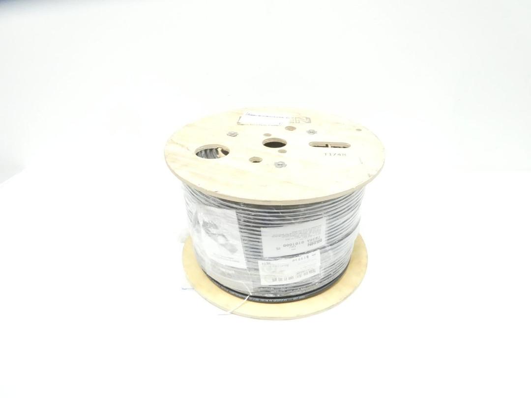 BELDEN 7936A 0101000 7936A-010 4-PAIR DATATUFF BLACK CAT 5E CABLE 24AWG 1000FT