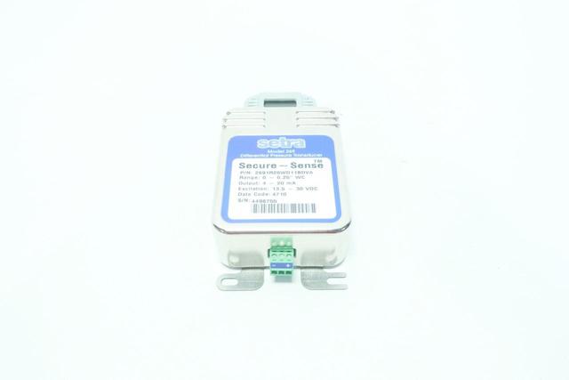 SETRA 2691R25WD11BDVA 0-.25IN-H2O 12.5-30V-DC DIFFERENTIAL PRESSURE TRANSMITTER