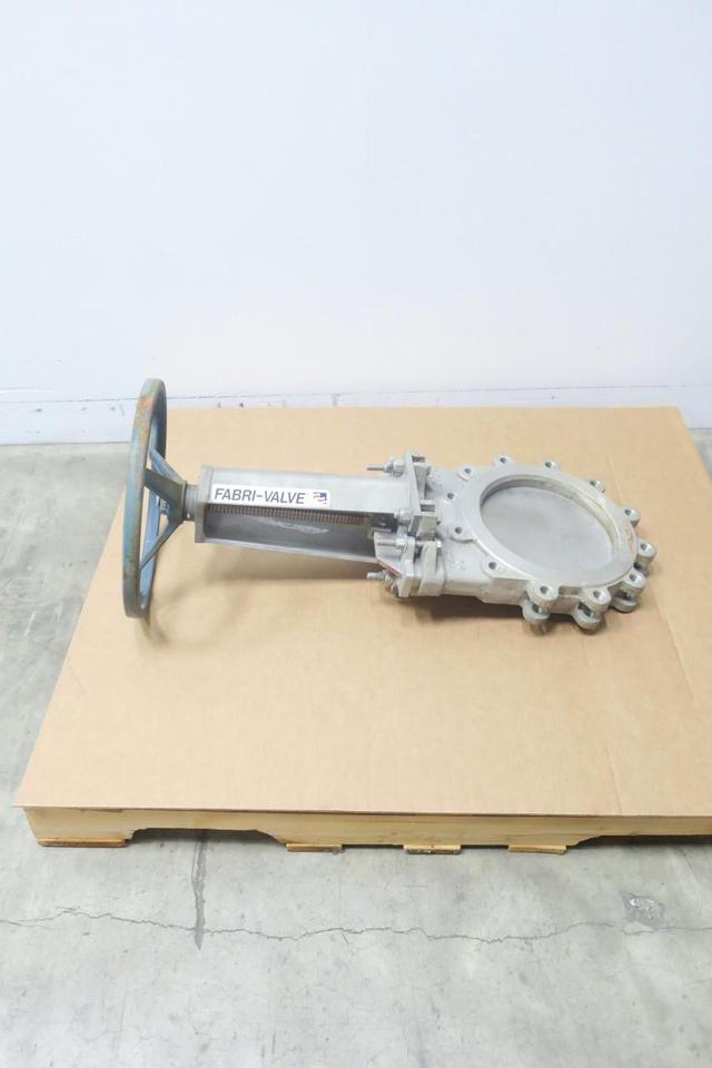 FABRI-VALVE C37 FV-C3720313600 MANUAL STAINLESS LUGGED KNIFE GATE VALVE 10IN 150