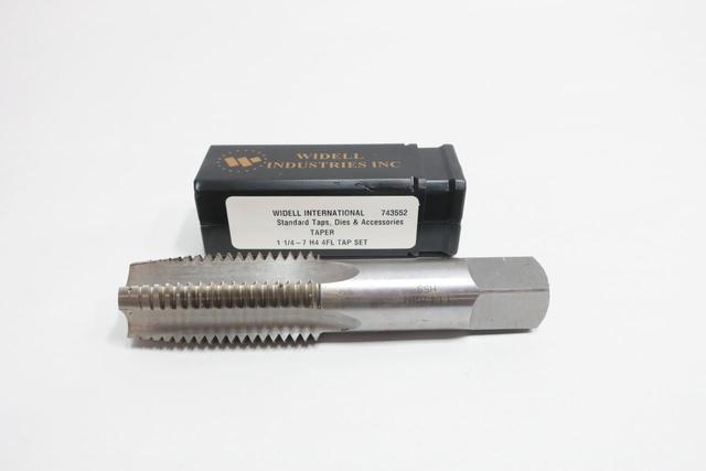 WIDELL 743552 1-1/4-7 H4 4FL H4 4FL TAP SET 1-1/4IN