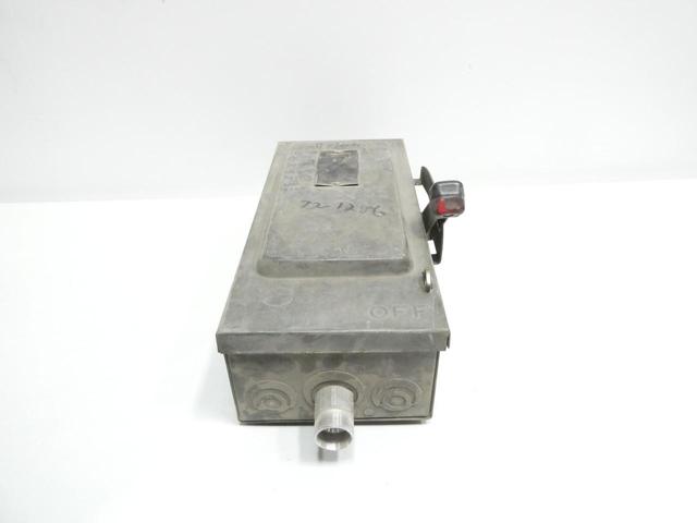 SQUARE D CHU361 NON-FUSIBLE DISCONNECT SWITCH 3P 30A AMP 600V-AC