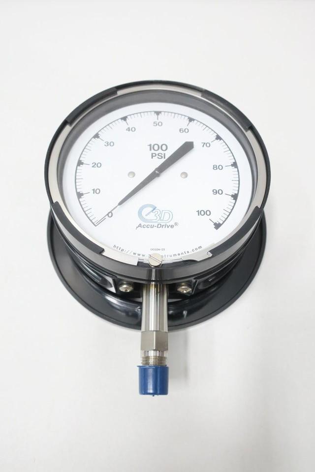 3D INSTRUMENTS 25504-23B71 ACCU-DRIVE PRESSURE GAUGE 0-100PSI 1/4IN NPT