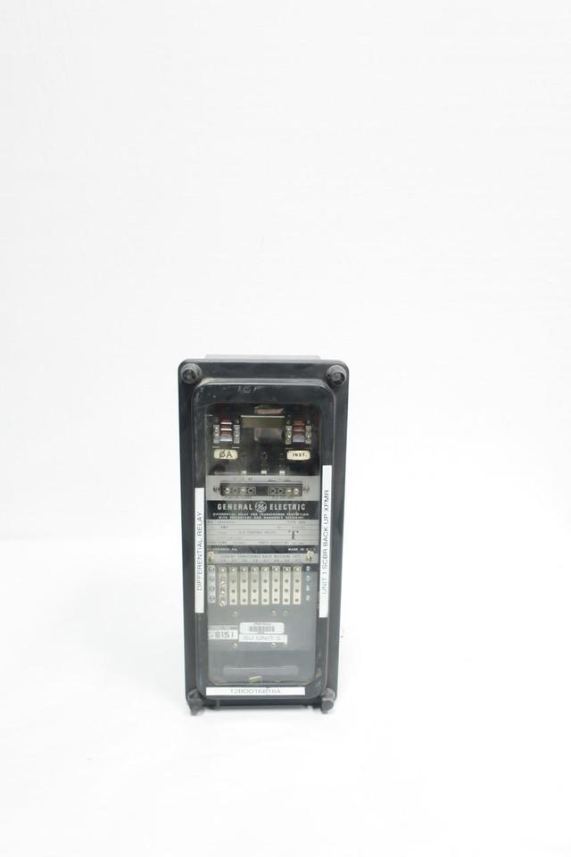 GE 12BDD16B16A DIFFERENTIAL RELAY FOR TRANSFORMER PROTECTION 48/125V-DC