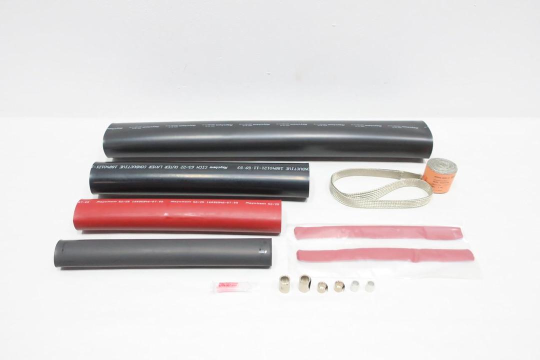 RAYCHEM HVS-1522S WIRE SPLICE KIT & HEAT SHRINK TUBING 1C 15KV-AC
