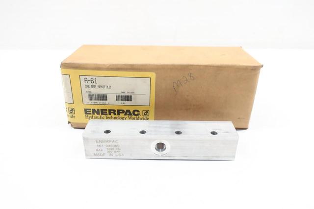 ENERPAC A-61 7-PORT HYDRAULIC VALVE MANIFOLD 5000PSI 1/4IN NPT