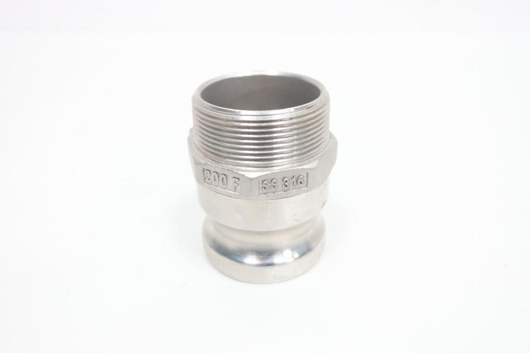 DIXON 200F STAINLESS CAM AND GROOVE COUPLING 2IN NPT X 2IN CAMLOCK