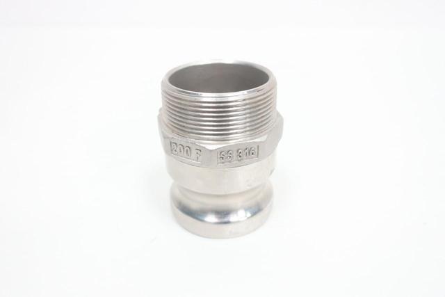 DIXON 200F STAINLESS CAM AND GROOVE COUPLING 2IN NPT X 2IN CAMLOCK