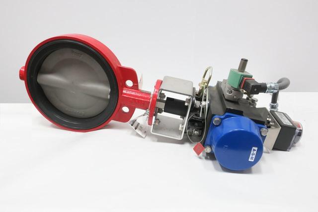 BRAY SERIES 30 SB01200-10UA7A2 PNEUMATIC IRON WAFER CONTROL VALVE 10IN 150