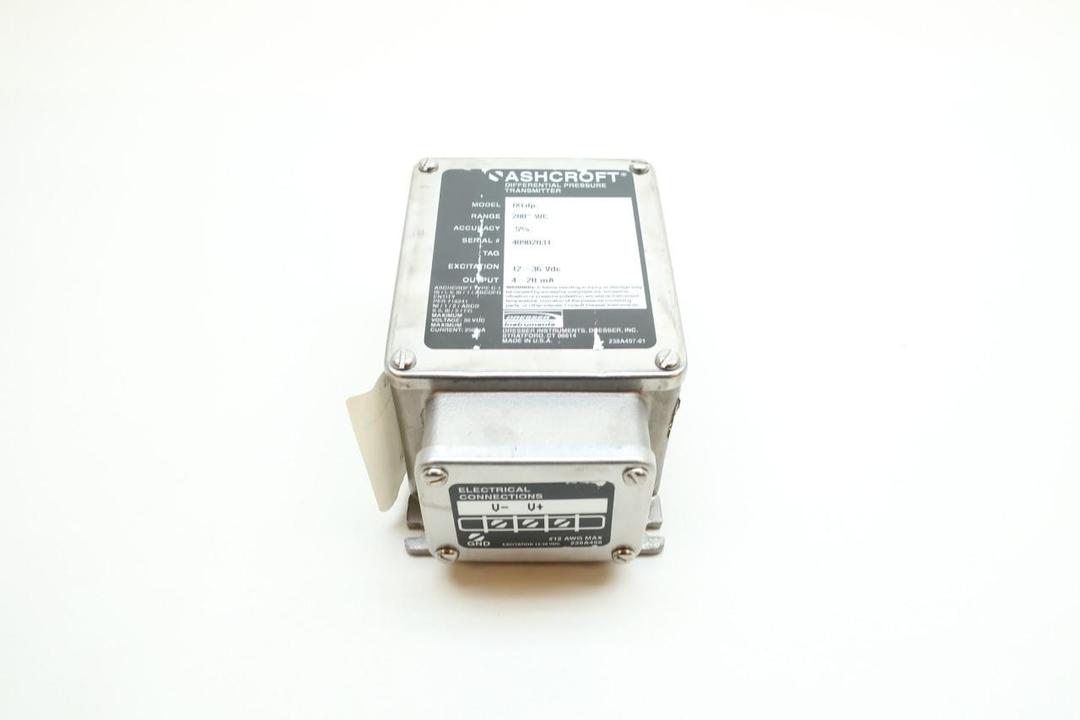 ASHCROFT IXLDP DIFFERENTIAL PRESSURE TRANSMITTER 0-200IN-H2O 12-36V-DC
