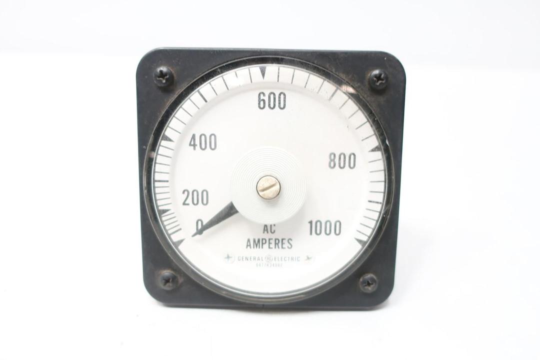 GENERAL ELECTRIC GE 50-103131LSSS2 AMMETER 0-1000A AMP