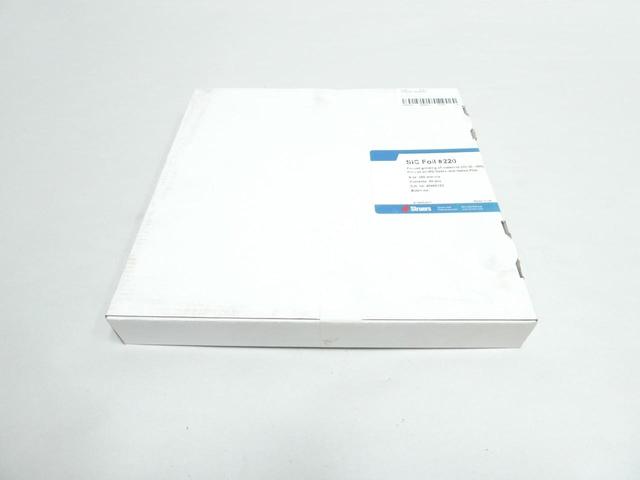 BOX OF 50 STRUERS 40400223 SIC FOIL #220 ABRASIVE PAD 250MM DIA