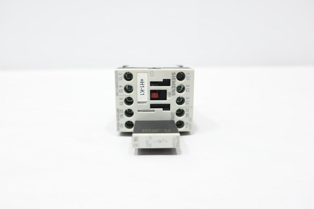SIEMENS 3RT1015-1BB42 AC CONTACTOR 24V-DC 16A AMP 3HP
