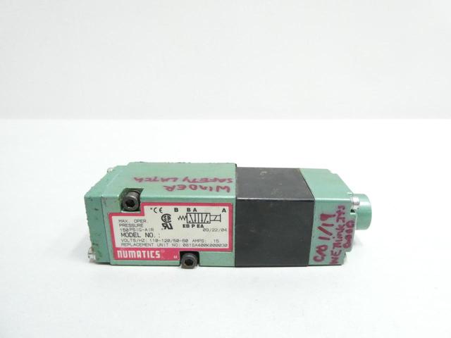 NUMATICS 081SA400K000030 PNEUMATIC SOLENOID VALVE 110-120V-AC 150PSI