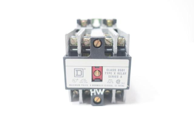 SQUARE D 8501 XO-42 CONTROL RELAY 480V-AC
