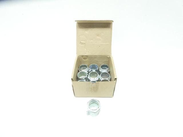 BOX OF 10 CROUSE HINDS 453 SCREW TYPE BOX CONNECTOR 1-1/4IN