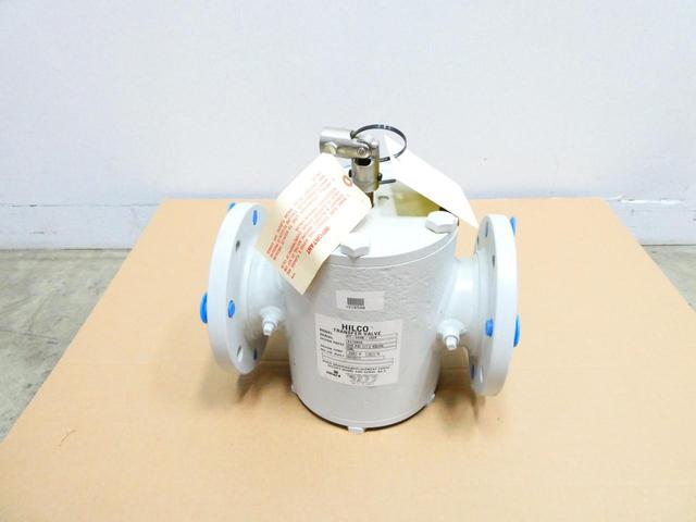 HILCO FT-040B-150S STEEL FLANGED 3-WAY TRANSFER VALVE 4IN 150