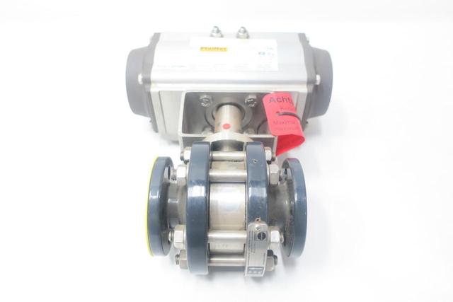 SAMSON CERAVALVE KSV BR13A SRP00100-4.0 PNEUMATIC STAINLESS BALL VALVE 1/2IN 150