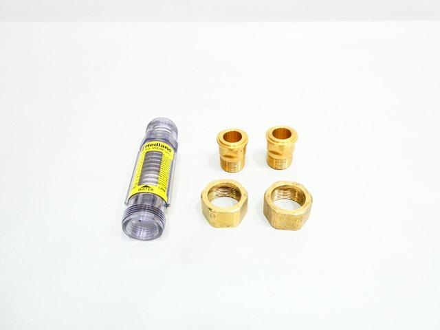 HEDLAND 4NNF8 EZ-VIEW VARIABLE AREA FLOW METER 4-28GPM