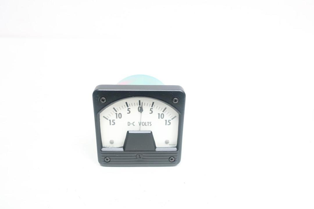 WESTINGHOUSE WESCHLER KX-221 VOLTMETER 15-0-15DC VOLTS