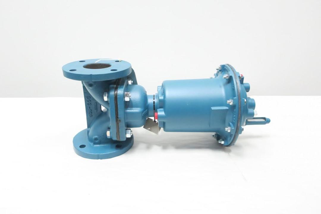 ITT 3-2431-P-34-3125-P1-SQD8-SQDV PNEUMATIC IRON FLANGED DIAPHRAGM VALVE 3IN 150