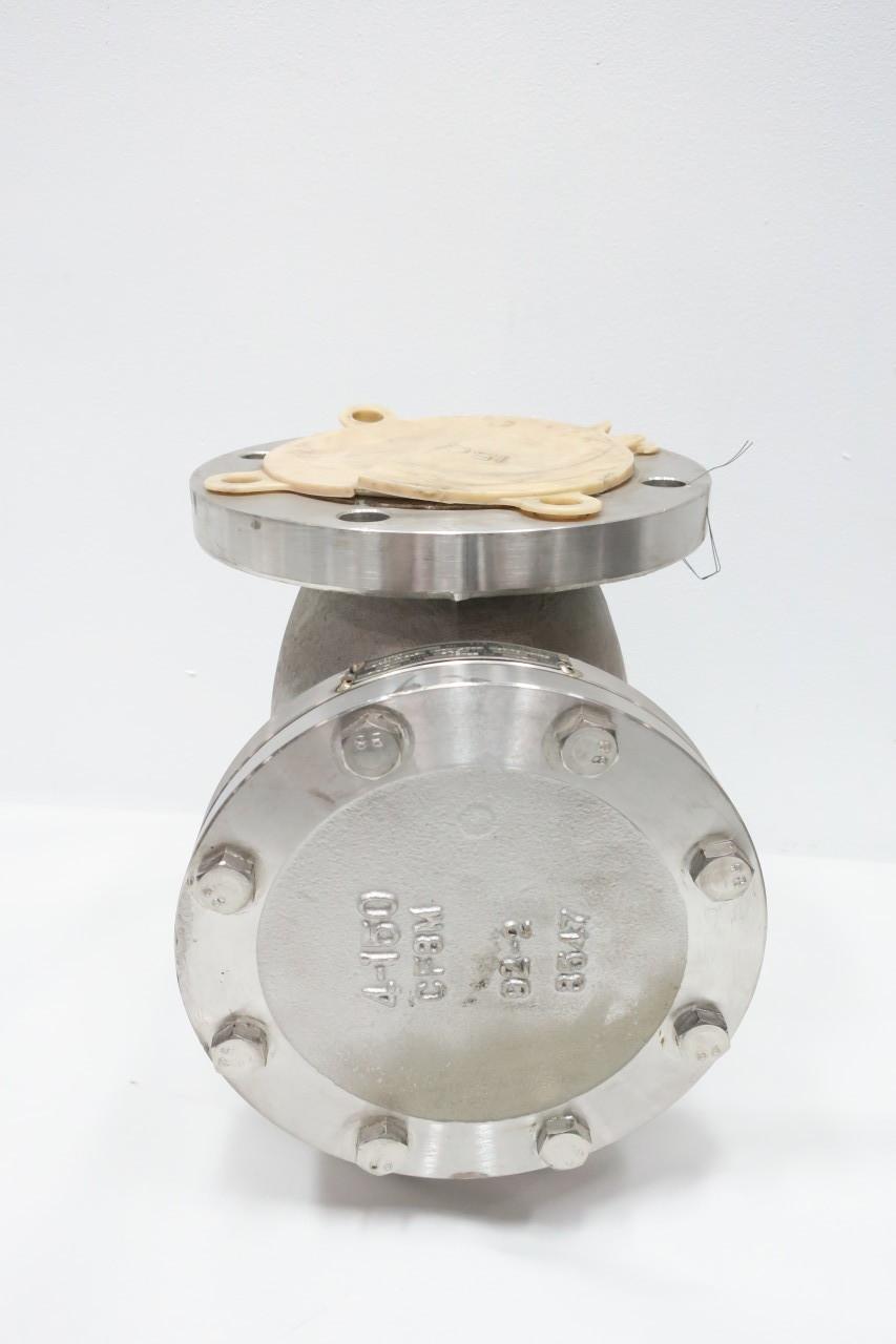 WM POWELL 2342P STAINLESS FLANGED CHECK VALVE 4IN 150