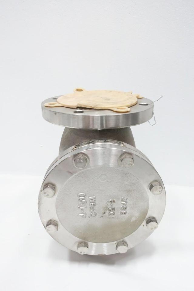 WM POWELL 2342P STAINLESS FLANGED CHECK VALVE 4IN 150