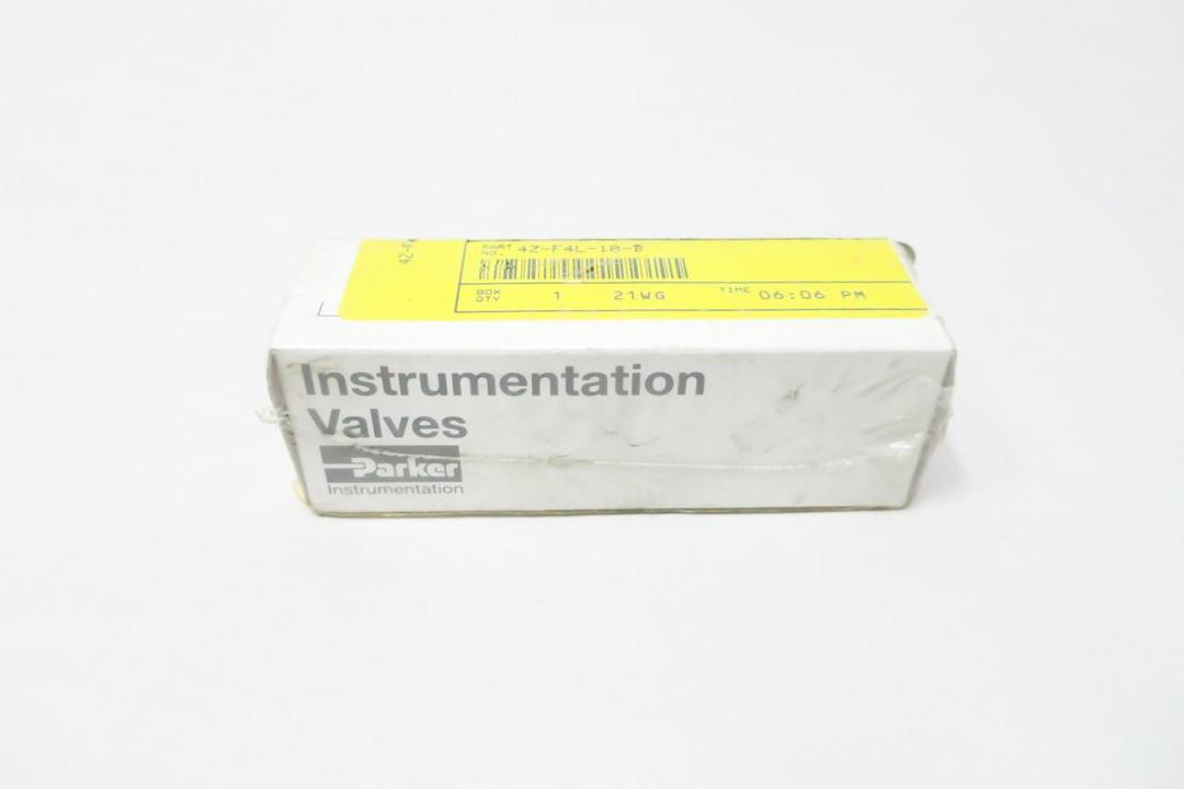 PARKER 4Z-F4L-10-B FILTER VALVE 6000PSI 1/4IN NPT