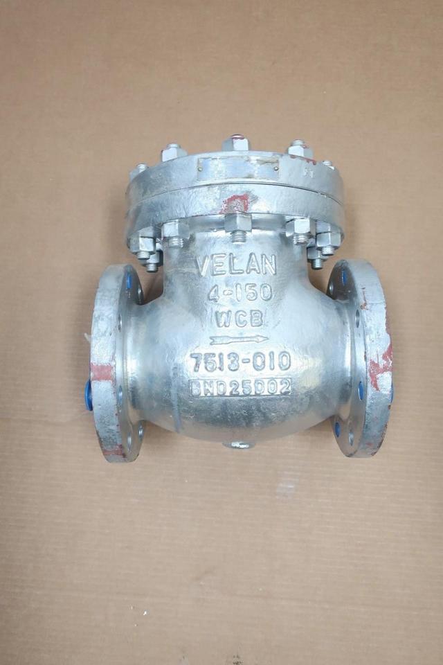 VELAN F12-0114C-02TS STEEL FLANGED CHECK VALVE 4IN 150