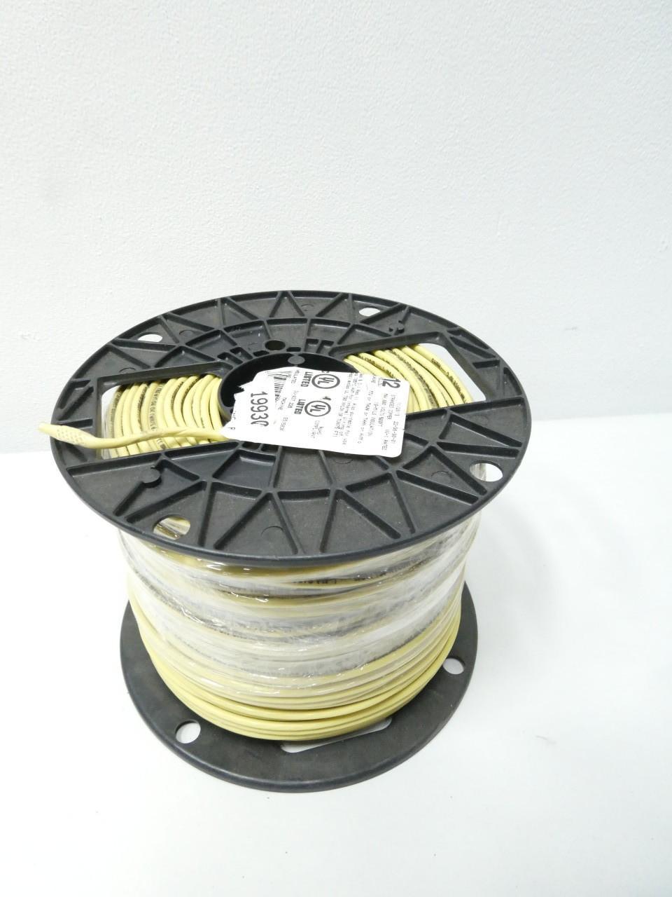 SOUTHWIRE E51583F YELLOW MACHINE TOOL WIRE 12AWG 500FT 600V-AC